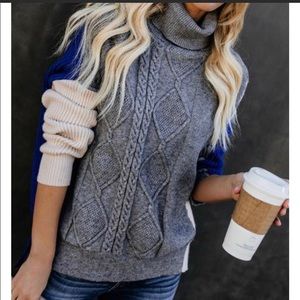 Vici Color Block Sweater